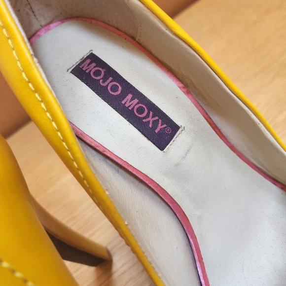 Super cute & colorful Mojo Moxy Open Toe Pumps - Size 7M - Picture 4 of 7